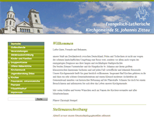 Tablet Screenshot of evkg-zittau.de